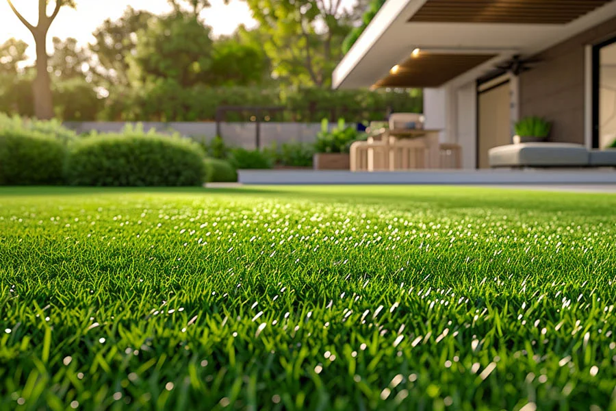 self-propelled electric lawn mower