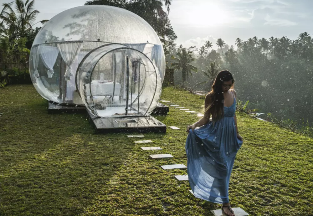 bubble tent dome outdoor