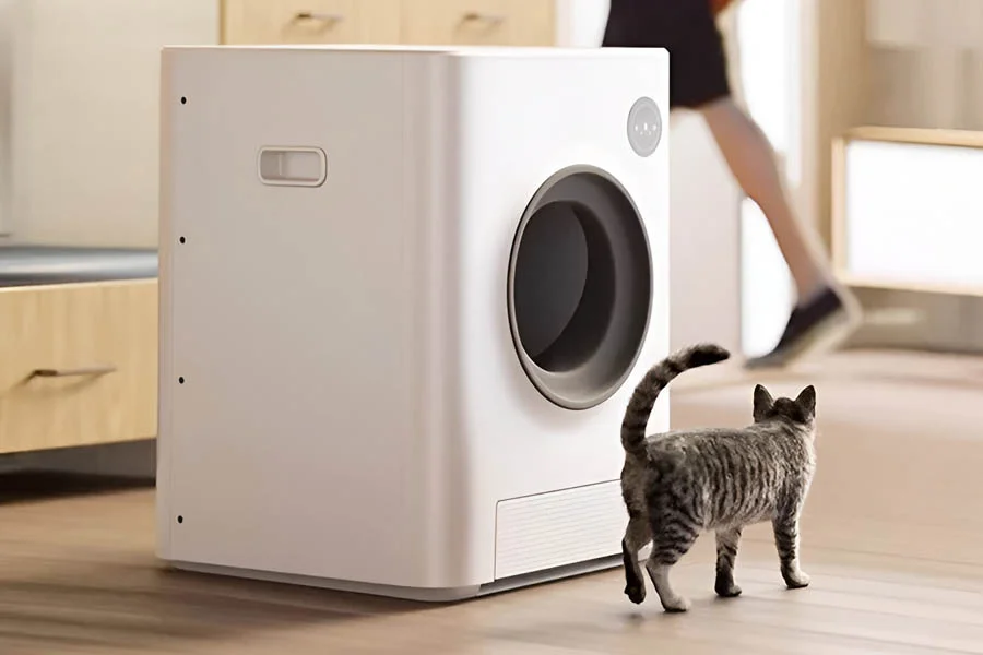 self-cleaning litter boxes