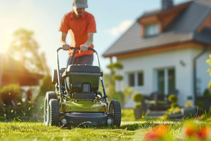 best battery power push mower