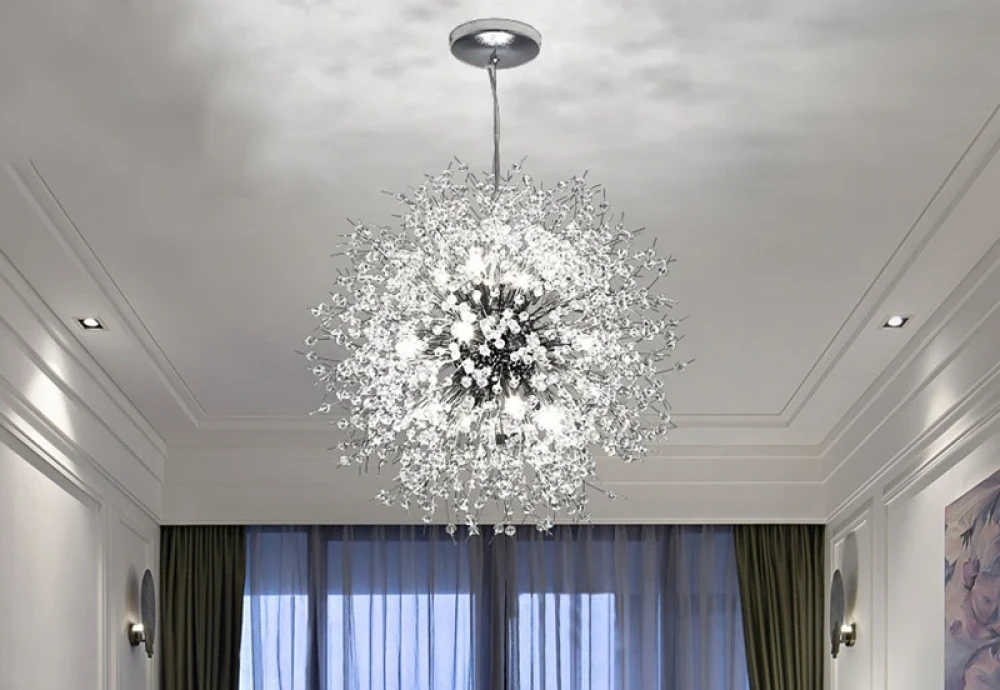 globe shaped chandelier