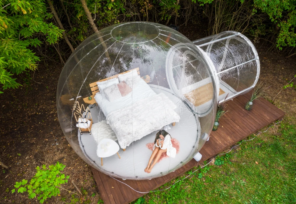 bubble tent ideas