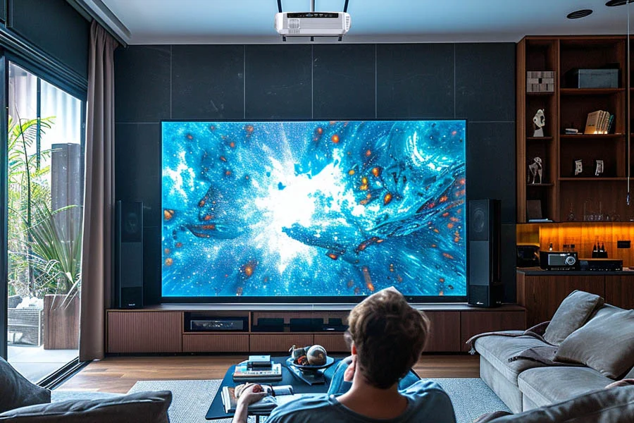 living room projector