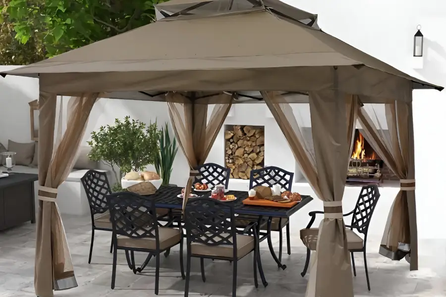 best luxury pop up gazebo with sides